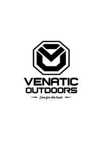 V VENATIC OUTDOORS LIVE FOR THE HUNT trademark