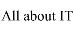 ALL ABOUT IT trademark