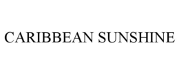CARIBBEAN SUNSHINE trademark