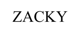 ZACKY trademark