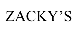 ZACKY'S trademark