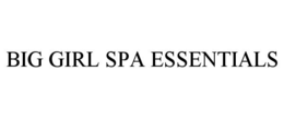 BIG GIRL SPA ESSENTIALS trademark