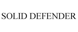 SOLID DEFENDER trademark