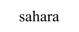SAHARA trademark