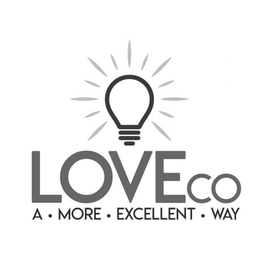 LOVECO A· MORE· EXCELLENT· WAY trademark