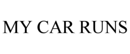 MY CAR RUNS trademark