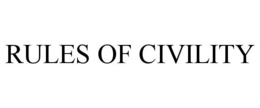 RULES OF CIVILITY trademark
