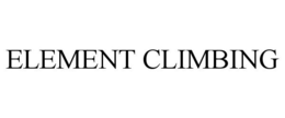 ELEMENT CLIMBING trademark