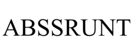 ABSSRUNT trademark
