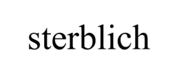 STERBLICH trademark