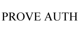 PROVE AUTH trademark