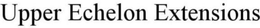 UPPER ECHELON EXTENSIONS trademark