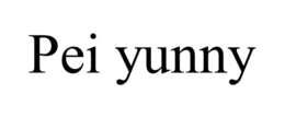 PEI YUNNY trademark