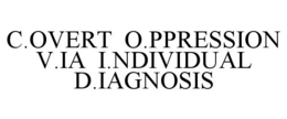 C.OVERT O.PPRESSION V.IA I.NDIVIDUAL D.IAGNOSIS trademark