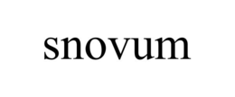 SNOVUM trademark
