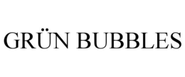 GRÜN BUBBLES trademark