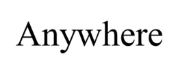 ANYWHERE trademark