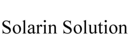 SOLARIN SOLUTION trademark