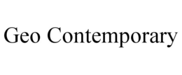 GEO CONTEMPORARY trademark