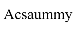ACSAUMMY trademark
