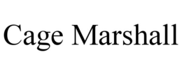 CAGE MARSHALL trademark