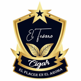 EL TESORO CIGAR EL PLACER EN EL AROMA trademark