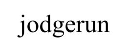 JODGERUN trademark