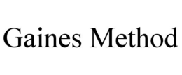 GAINES METHOD trademark