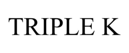 TRIPLE K trademark