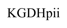 KGDHPII trademark