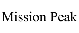 MISSION PEAK trademark