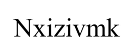 NXIZIVMK trademark