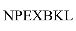 NPEXBKL trademark