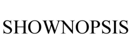 SHOWNOPSIS trademark