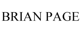 BRIAN PAGE trademark