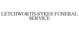 LETCHWORTH-SYKES FUNERAL SERVICE trademark