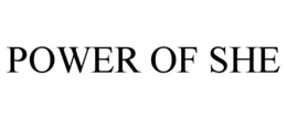 POWER OF SHE trademark