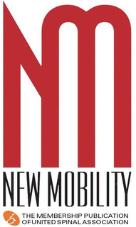 NM NEW MOBILITY THE MEMBERSHIP PUBLICATION OF UNITED SPINAL ASSOCIATION trademark