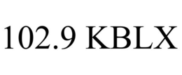 102.9 KBLX trademark