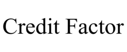 CREDIT FACTOR trademark