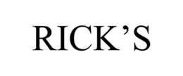 RICK'S trademark
