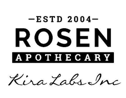 ROSEN APOTHECARY KIRA LABS INC - ESTD 2004 - trademark