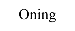 ONING trademark