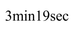 3MIN19SEC trademark