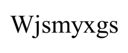 WJSMYXGS trademark