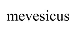 MEVESICUS trademark