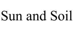 SUN AND SOIL trademark