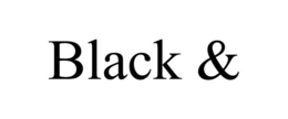 BLACK & trademark