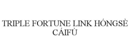 TRIPLE FORTUNE LINK HÓNGSÈ CÁIFÙ trademark
