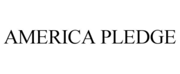 AMERICA PLEDGE trademark